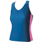 女子ラインセパレーツ 上 101535B1 03 ピンク 3Lサイズ [水着 レディース]