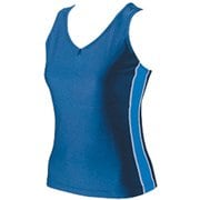 女子ラインセパレーツ 上 101535B2 10 ブルー 5Lサイズ [水着 レディース]