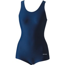 女子パット付きツーウェイ ワンピース 101540 08 コン Sサイズ [水着 レディース]