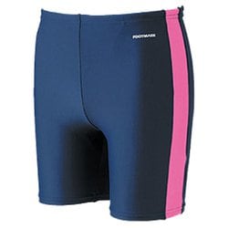 男子ラインミドルトランクス 101541B2 03 ピンク 5Lサイズ [スイミング 水着 ボーイズ]