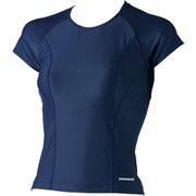 すまいるスイム 女子用ラインセパレーツ 上 101563 08 コン Sサイズ [水着 レディース]