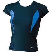 すまいるスイム 女子用ラインセパレーツ 上 3L・4L 101563B1 10 ブルー 4Lサイズ [水着 レディース]