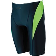 すまいるスイム 男子用ライントランクス 101564 07 グリーン LLサイズ [水着 メンズ]