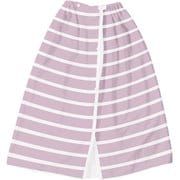 着替えタオル ボーダー 101925 24 ラベンダー [ラップタオル 巻きタオル]