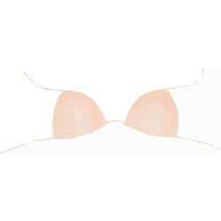 パット(縫い付けタイプ) 102390B1 17 ベージュ 3Lサイズ [スイミング 水着用インナーカップ レディース]