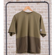 メンズ半袖プルオーバーTシャツ(脇ポケット) 3100204 0600 モスグリーン Lサイズ [水陸両用 アウトドア カットソー メンズ]