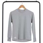 レディース長袖プルオーバーTシャツ(アクアホール) 0241866 0018 グレー Mサイズ [水陸両用 アウトドア カットソー レディース]