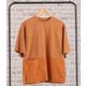 メンズ半袖プルオーバーTシャツ(脇ポケット) 3100204 0014 ブラウン LLサイズ [水陸両用 アウトドア カットソー メンズ]