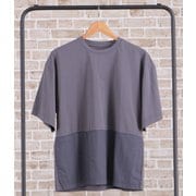 メンズ半袖プルオーバーTシャツ(脇ポケット) 3100204 0245 チャコール Lサイズ [水陸両用 アウトドア カットソー メンズ]