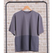 メンズ半袖プルオーバーTシャツ(脇ポケット) 3100204 0245 チャコール LLサイズ [水陸両用 アウトドア カットソー メンズ]