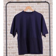 メンズ半袖プルオーバーTシャツ(脇ポケット) 3100204 0381 ネイビー Lサイズ [水陸両用 アウトドア カットソー メンズ]