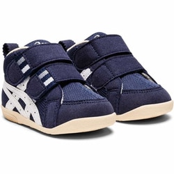 アミュレファーストMS キッズ ウォーキングシューズ NAVY/WHITE（400） 12cm 1144A222