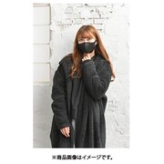 hw787 [あったか裏スエードマスク M ブラック]