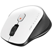 ワイヤレスマウス NEO FIT(ネオフィット) Bluetooth5.0接続 接続先切替(最大3台) Blue LED 5ボタンタイプ 電池式 静音 ホワイト BSMBB540WH