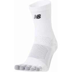 5本指グリップソックス LAS45682 WT ホワイト XLサイズ(27-29cm) [テニス ソックス ユニセックス]