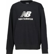 Sport Essentials Stacked Logo スウェットクルー MT41500 BK ブラック 2XLサイズ [フィットネス スウェット メンズ]