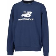 Sport Essentials Stacked Logo スウェットクルー MT41500 NNY NBネイビー Lサイズ [フィットネス スウェット メンズ]
