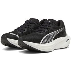 ウィメンズ ディヴィエイト ニトロ 3 レディース ランニングシューズ PUMA BLACK-PUMA WHITE-PUMA SILVER（01） 25cm 309708