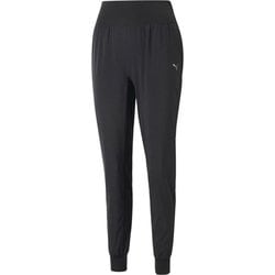 RUN FAVORITE テーパードパンツ W 523660 01 PUMA BLACK Sサイズ [ランニングウェア ロングパンツ レディース]