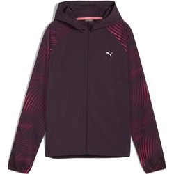 RUN FAVORITE AOP ウーブンジャケット 524534 44 Midnight Plum-AOP Lサイズ [ランニングウェア ジャケット レディース]