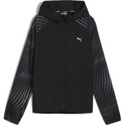 RUN FAVORITE AOP ウーブンジャケット 524534 82 PUMA Black Mサイズ [ランニングウェア ジャケット レディース]