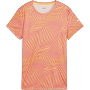RUN FAVORITE AOP Tシャツ 524573 16 Sunset Glow-Sun Stream Lサイズ [ランニングウェア シャツ レディース]