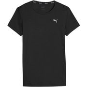 ウィメンズ ランニング テック ラン フェイバリット ヴェロシティ 半袖 Tシャツ 525463 01 PUMA Black Mサイズ [ランニングウェア シャツ レディース]