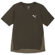 ランニング テック RF 半袖 Tシャツ 526150 70 Dark Olive Mサイズ [ランニングウェア シャツ ユニセックス]