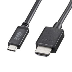 USB Type-C-HDMI変換ケーブル 5m 変換アダプタ 変換アダプター 8K 60Hz 4K HDMI USB USB-C パソコン タブレット ブラック KC-ALCHD8K50