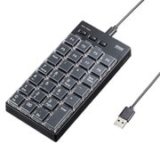 テンキー プログラマブル 有線 27キー ショートカット機能 割付可能 動画配信 スイッチャー NT-26UBK