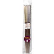 食洗箸 先角 三十段 約22.5cm 2膳 イエロー パープル T-50