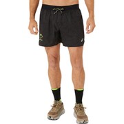 フジトレイルグラフィック5インチショーツ メンズ ランニングウェア ショートパンツ パフォーマンスブラック(002) Sサイズ 2011C988