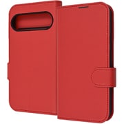 RT-GP9PELC1/R [Google Pixel 9/9 Pro用 Like standard 耐衝撃 手帳型レザーケース シンプル マグネット/レッド]