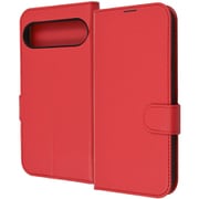RT-GP9XLELC1/R [Google Pixel 9 Pro XL用 Like standard 耐衝撃 手帳型レザーケース シンプル マグネット/レッド]