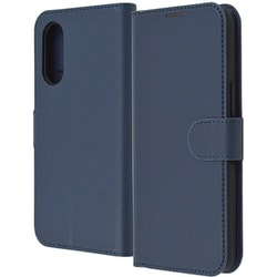 RT-ARW2ELC1/DN [arrows We2用 Like standard 耐衝撃 手帳型レザーケース シンプル マグネット/ダークネイビー]