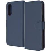 RT-ARW2ELC1/DN [arrows We2用 Like standard 耐衝撃 手帳型レザーケース シンプル マグネット/ダークネイビー]