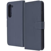 RT-ARW2PELC1/DN [arrows We2 Plus用 Like standard 耐衝撃 手帳型レザーケース シンプル マグネット/ダークネイビー]