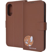 IJ-WARW2ELC1DK/TJ56 [arrows We2用 トムとジェリー/手帳型レザーケース シンプル マグネット/ジェリー_ひょっこり]
