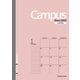 2025年 キャンパスダイアリー（Campus Diary）B5 マンスリー スタンダードタイプ ピンク ニ-CMP-B5-25