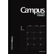 2025年 キャンパスダイアリー（Campus Diary）A5 マンスリー 方眼罫タイプ ブラック ニ-CMSD-A5-25