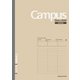 2025年 キャンパスダイアリー（Campus Diary）B5 ウィークリーバーチカルタイプ 薄茶 ニ-CWVLS-B5-25
