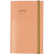 ジブン手帳mini 2025 ファーストキット サーモンピンク 限定シール付 ニ-JFM1L1-25