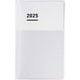 ジブン手帳mini 2025 DIARY スタンダードカバータイプ ホワイト ニ-JCMD1W-25