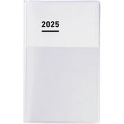 ジブン手帳mini 2025 DIARY スタンダードカバータイプ ホワイト ニ-JCMD1W-25