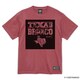 KMC キン肉マン Tシャツ テキサスブロンコ ヘイジーレッド Sサイズ