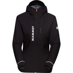 エナジー トレイルラン ハードシェル フーデッド ジャケット アジアンフィット Aenergy TR HS Hooded Jacket AF Women 1010-29990 0001 black XSサイズ(日本：Sサイズ) [アウトドア 防水ジャケット レディース]