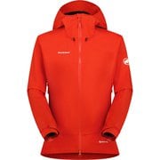 アヤコ プロ 2.0 HS フードジャケット AF ウィメン Ayako Pro 2.0 HS Hooded Jacket AF Women 1010-30291 3778 mammut red XSサイズ(日本：Sサイズ) [防水ジャケット レディース]