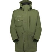 マウンテン ソフトシェル パーカー アジアンフィット Mountain SO Parka AF Men 1011-01950 40284 dark marsh Sサイズ(日本：Mサイズ) [アウトドア 防水ジャケット メンズ]