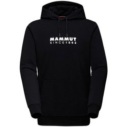 マムートMLフーディ メン ロゴ Mammut ML Hoody Men Logo 1014-04671 0047 black-white Lサイズ(日本：XLサイズ) [アウトドア パーカー メンズ]