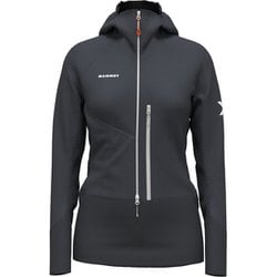 アイガースピード ML ハイブリッド ハーフジップフーディー ウィメン Eiger Speed ML Hybrid Half Zip Hoodie Women 1014-05810 5924 night Sサイズ(日本：Mサイズ) [ソフトシェルジャケット レディース]